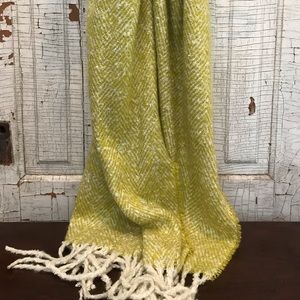 Bright yellow scarf